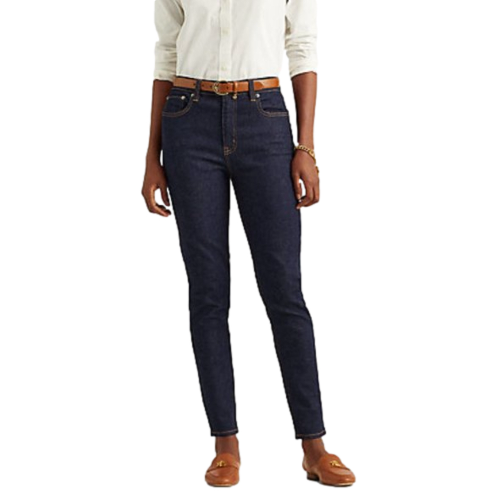 NWT! Ralph Lauren Polo Rugby Womens Slim Skinny Fit Denim Jeans Size-8